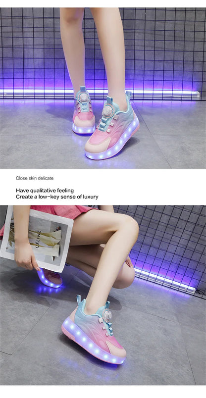Kids Industrial™ GlideKicks – Kids Roller Skate Shoes